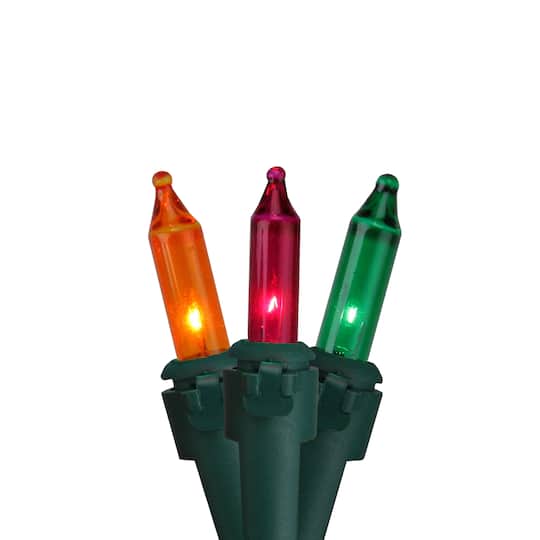 50ct. 10ft. Multicolor Mardi Gras Mini Christmas Lights
